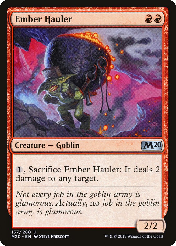 Ember Hauler [Core Set 2020] | Deep Dive Games St. Marys