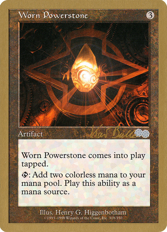 Worn Powerstone (Kai Budde) [World Championship Decks 1999] | Deep Dive Games St. Marys