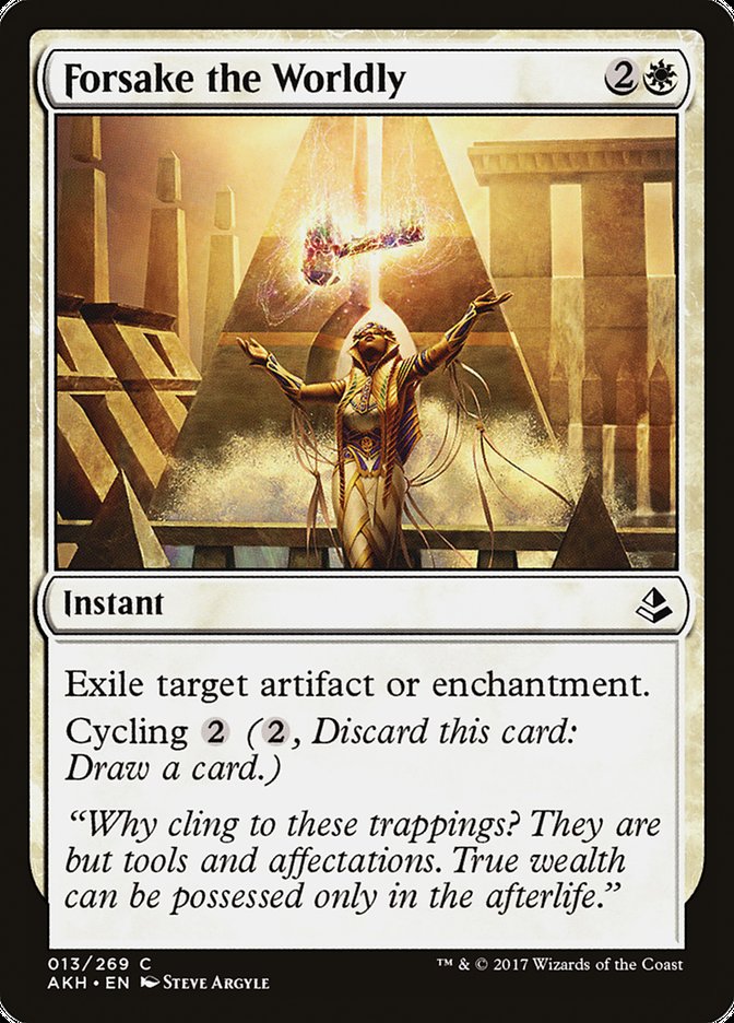 Forsake the Worldly [Amonkhet] | Deep Dive Games St. Marys