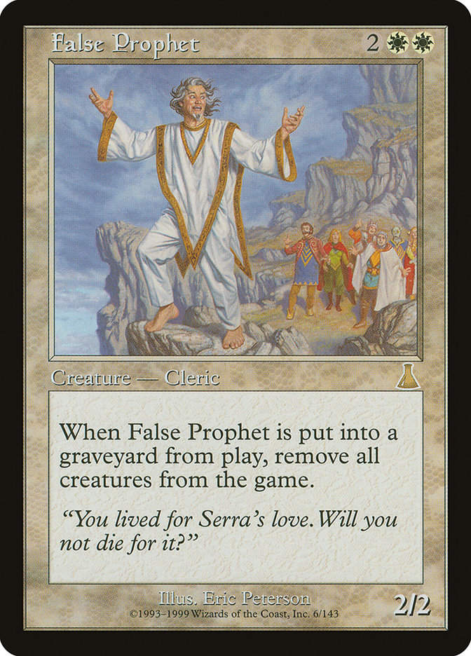 False Prophet [Urza's Destiny] | Deep Dive Games St. Marys