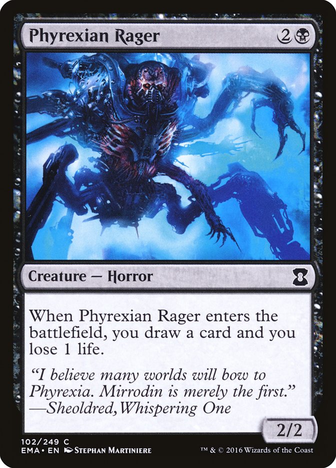 Phyrexian Rager [Eternal Masters] | Deep Dive Games St. Marys