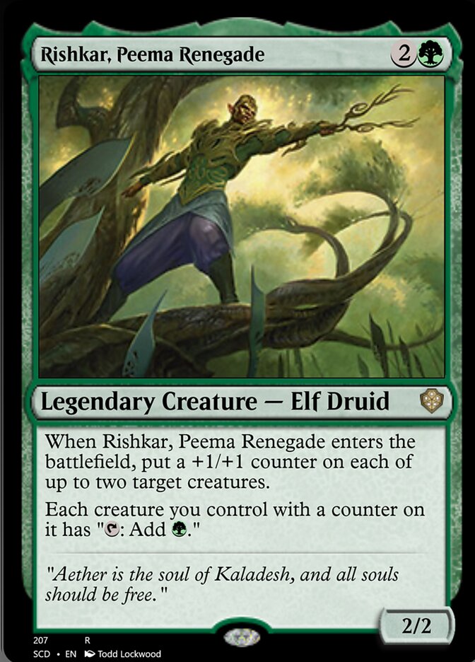 Rishkar, Peema Renegade [Starter Commander Decks] | Deep Dive Games St. Marys