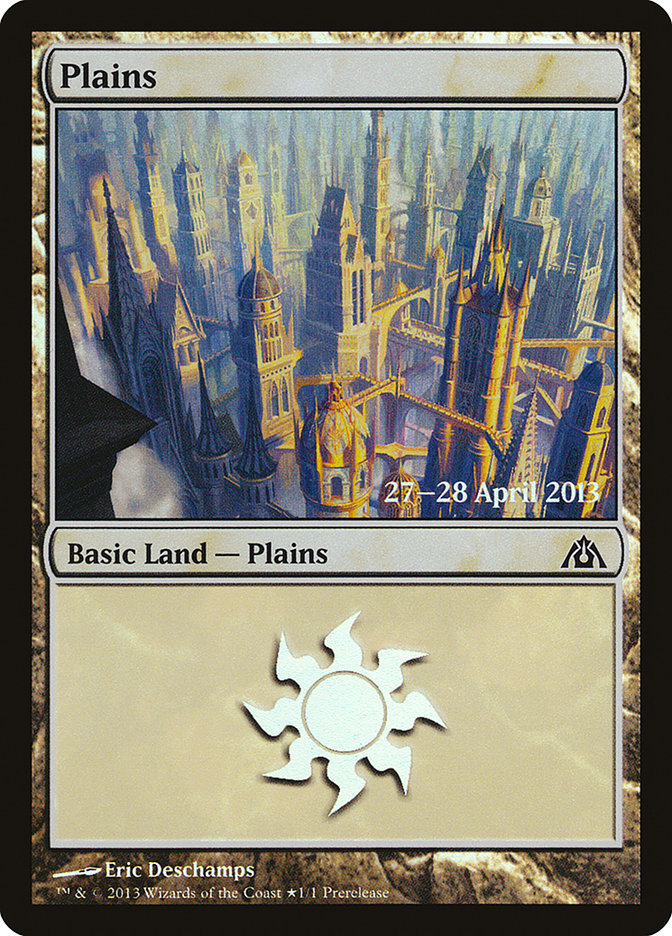 Plains (157) [Dragon's Maze Prerelease Promos] | Deep Dive Games St. Marys