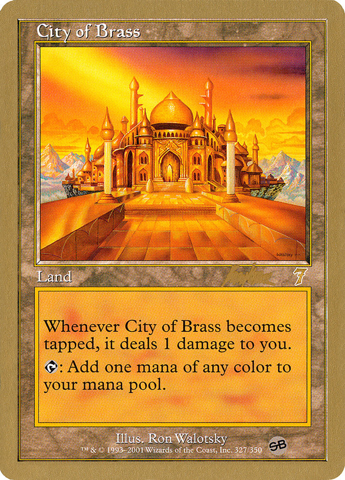 City of Brass (Brian Kibler) (SB) [World Championship Decks 2002] | Deep Dive Games St. Marys