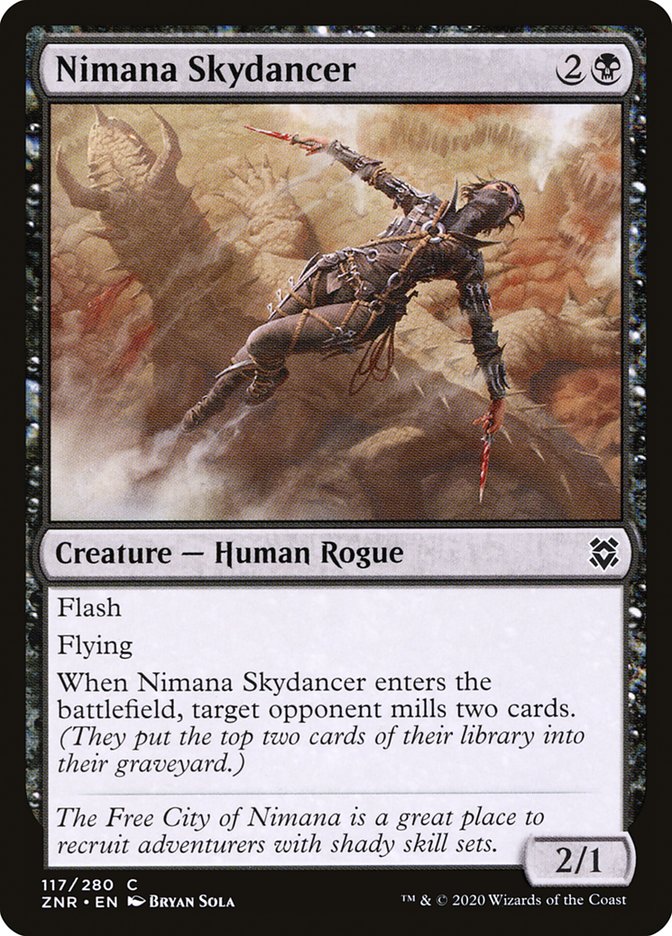 Nimana Skydancer [Zendikar Rising] | Deep Dive Games St. Marys