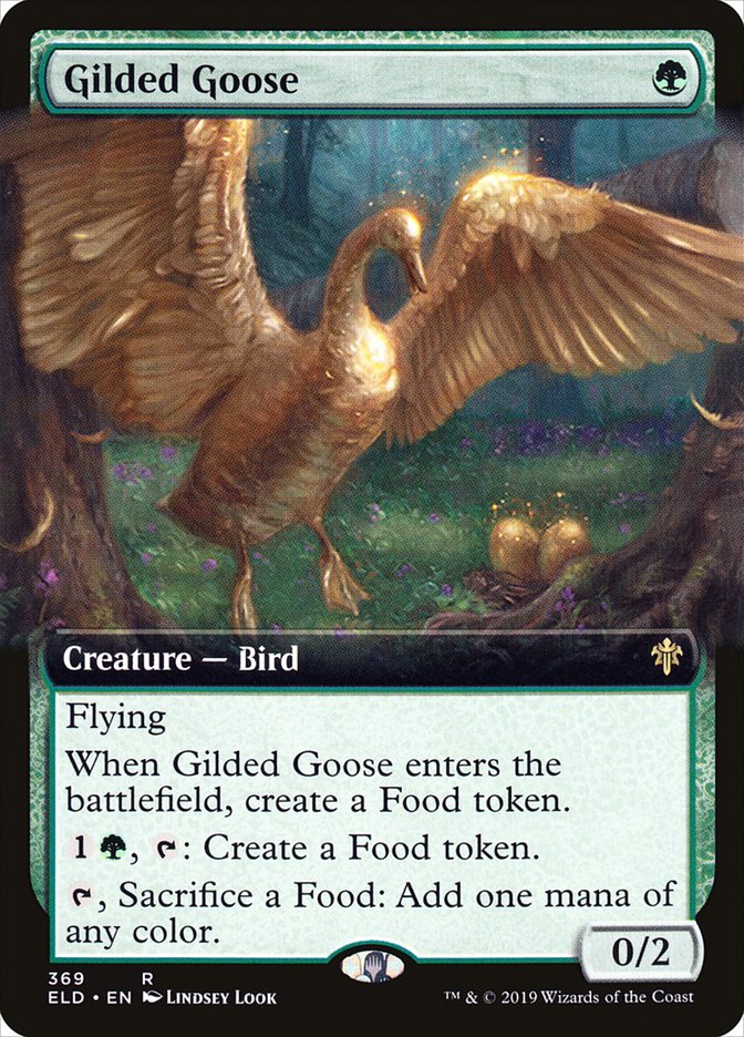 Gilded Goose (Extended Art) [Throne of Eldraine] | Deep Dive Games St. Marys