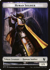 Copy // Human Soldier Double-Sided Token [Double Masters Tokens] | Deep Dive Games St. Marys