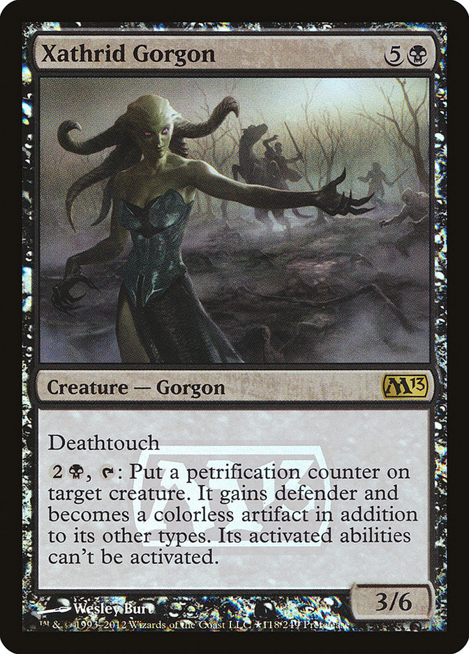 Xathrid Gorgon [Magic 2013 Prerelease Promos] | Deep Dive Games St. Marys