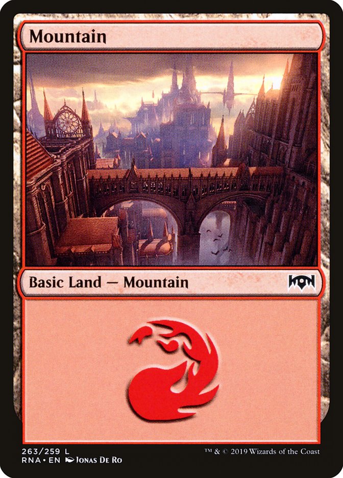 Mountain (263) [Ravnica Allegiance] | Deep Dive Games St. Marys