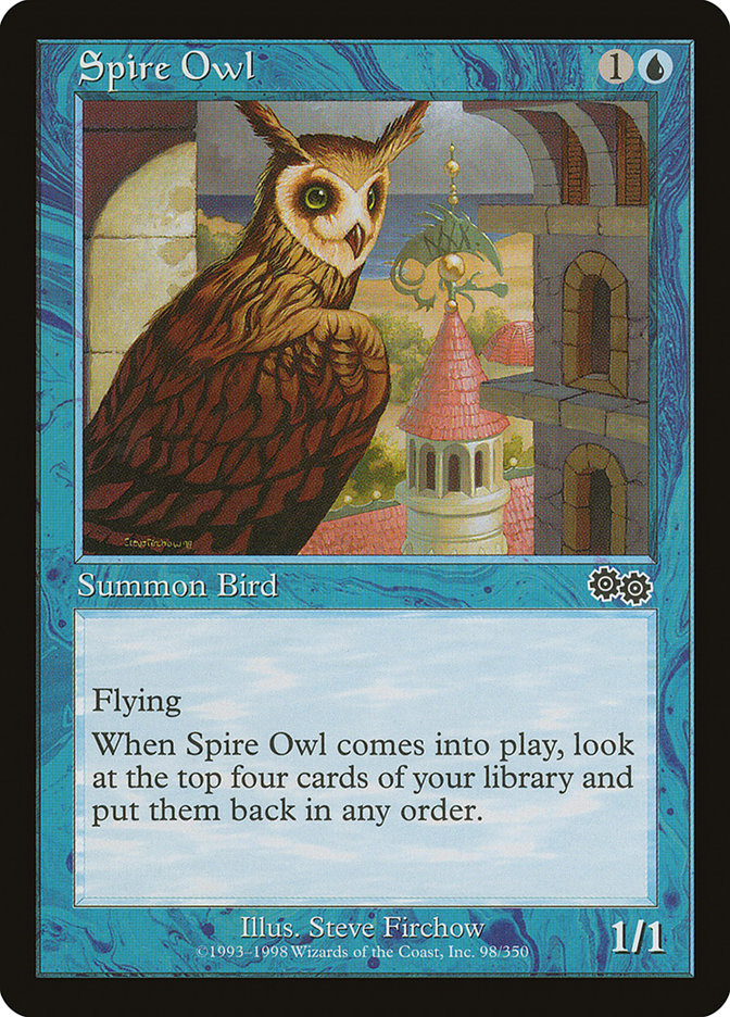 Spire Owl [Urza's Saga] | Deep Dive Games St. Marys