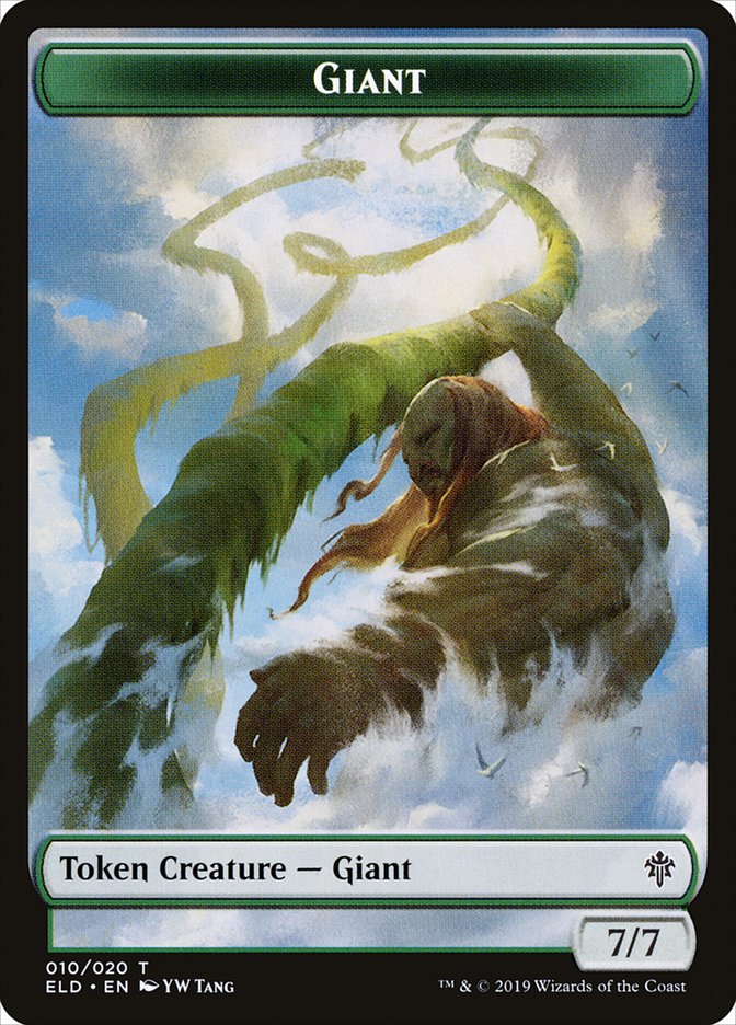 Giant Token [Throne of Eldraine Tokens] | Deep Dive Games St. Marys