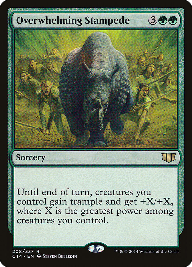 Overwhelming Stampede [Commander 2014] | Deep Dive Games St. Marys