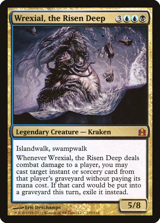 Wrexial, the Risen Deep [Commander 2011] | Deep Dive Games St. Marys