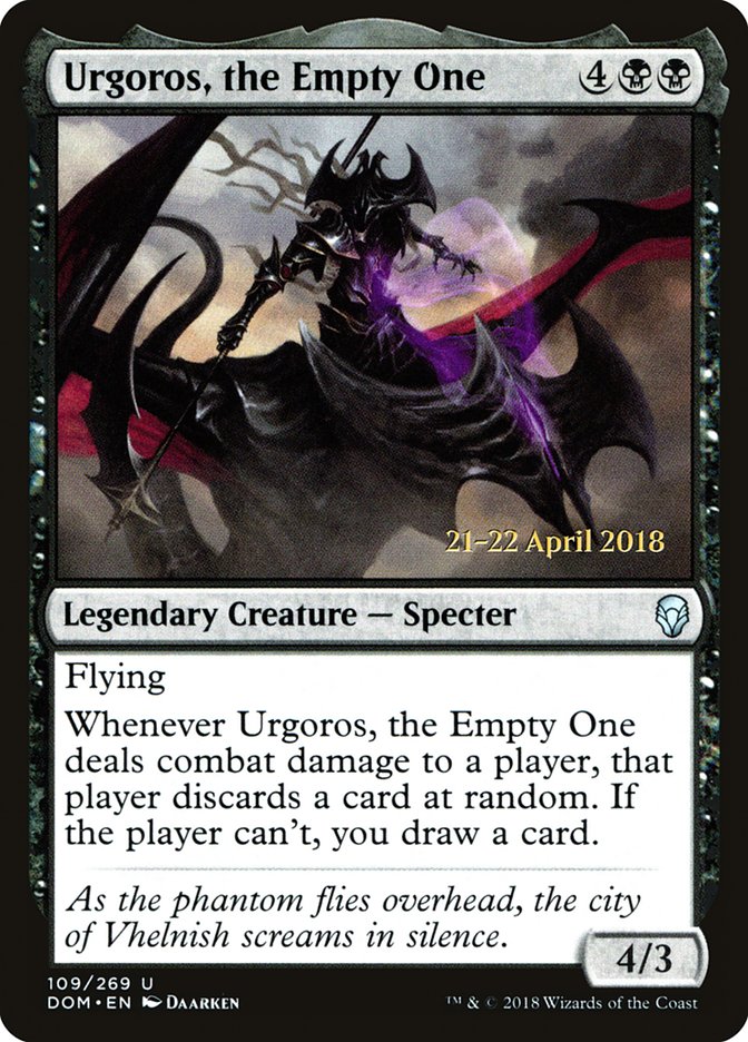 Urgoros, the Empty One [Dominaria Prerelease Promos] | Deep Dive Games St. Marys