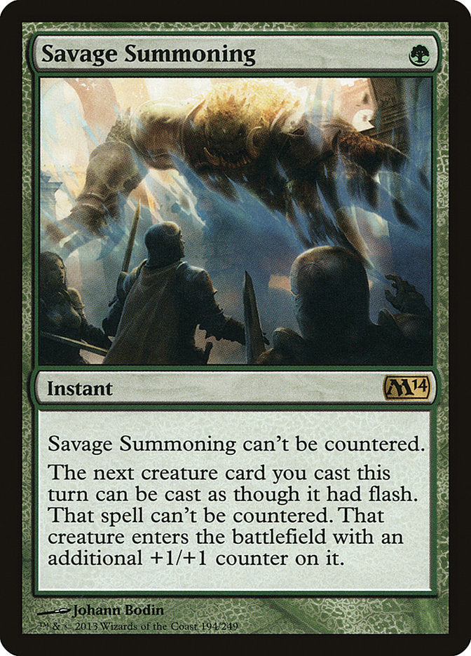 Savage Summoning [Magic 2014] | Deep Dive Games St. Marys