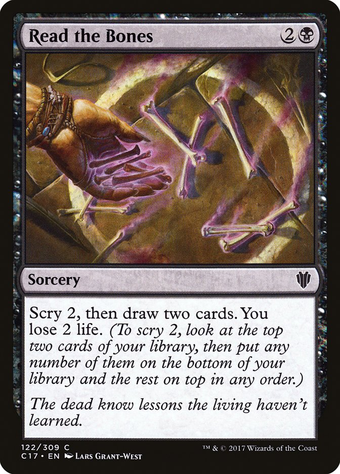 Read the Bones [Commander 2017] | Deep Dive Games St. Marys