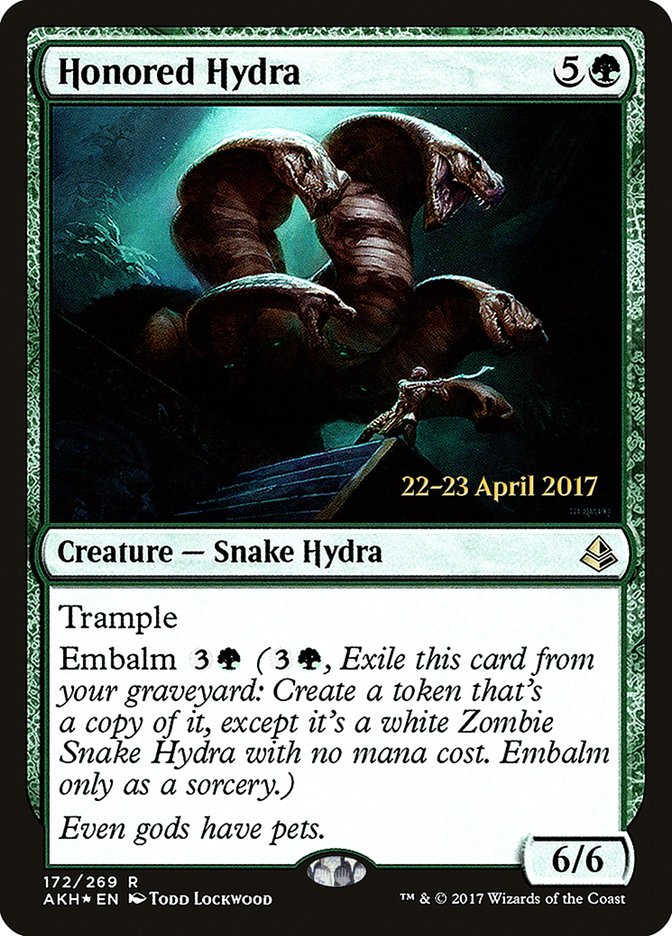 Honored Hydra [Amonkhet Prerelease Promos] | Deep Dive Games St. Marys