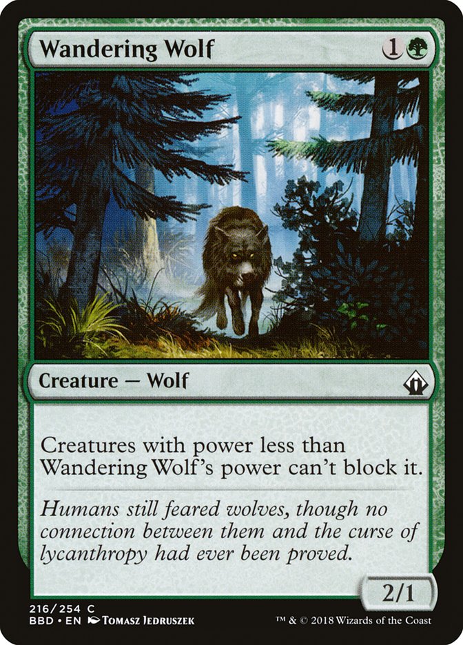 Wandering Wolf [Battlebond] | Deep Dive Games St. Marys