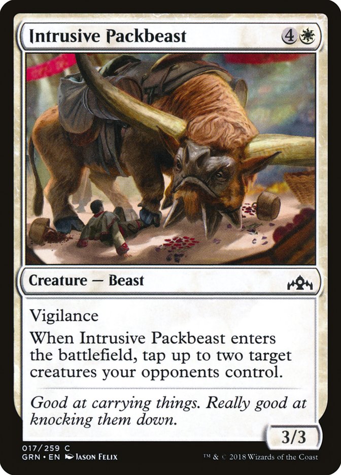 Intrusive Packbeast [Guilds of Ravnica] | Deep Dive Games St. Marys