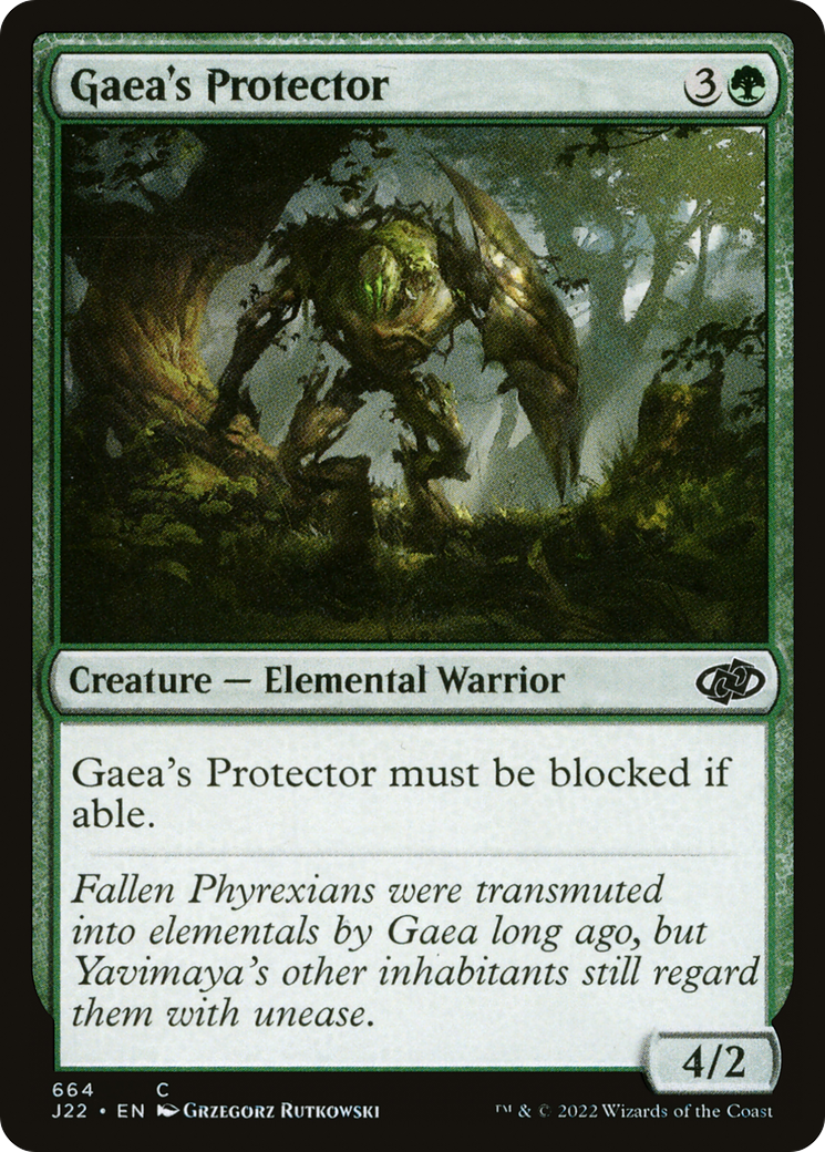 Gaea's Protector [Jumpstart 2022] | Deep Dive Games St. Marys