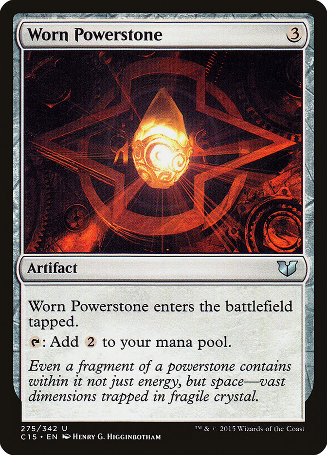 Worn Powerstone [Commander 2015] | Deep Dive Games St. Marys