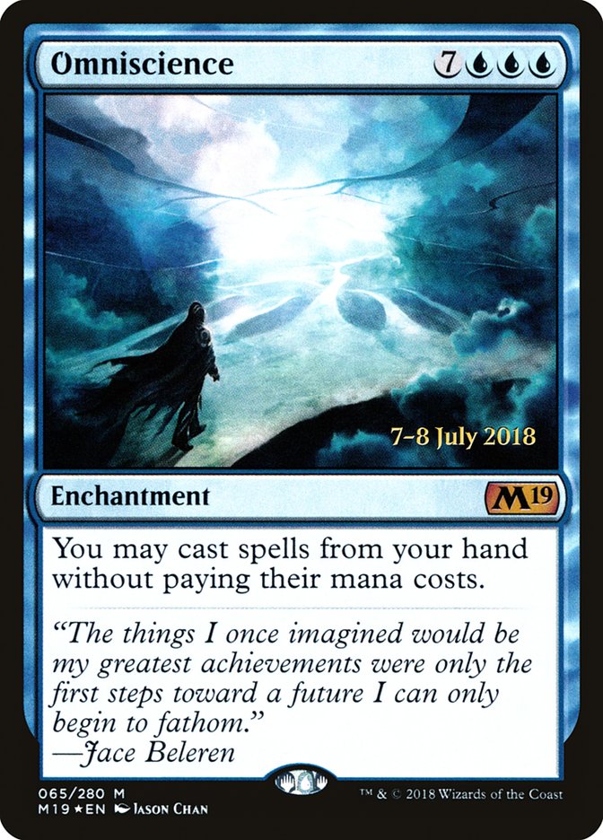 Omniscience [Core Set 2019 Prerelease Promos] | Deep Dive Games St. Marys