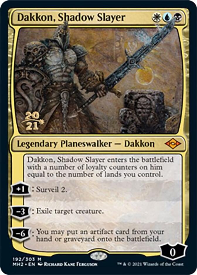 Dakkon, Shadow Slayer [Modern Horizons 2 Prerelease Promos] | Deep Dive Games St. Marys