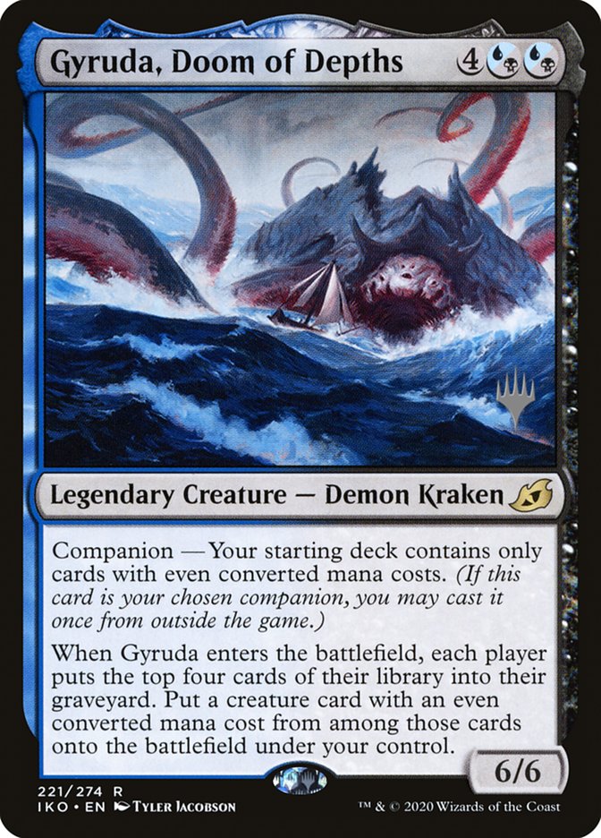 Gyruda, Doom of Depths (Promo Pack) [Ikoria: Lair of Behemoths Promos] | Deep Dive Games St. Marys