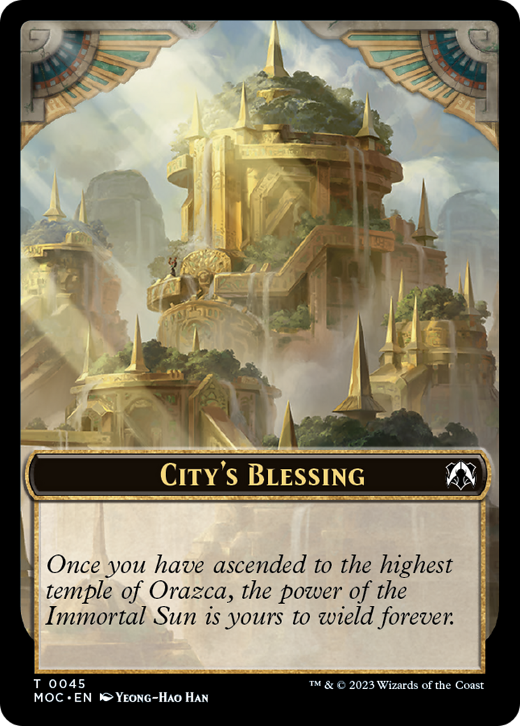 Butterfly // City's Blessing Double-Sided Token [March of the Machine Commander Tokens] | Deep Dive Games St. Marys