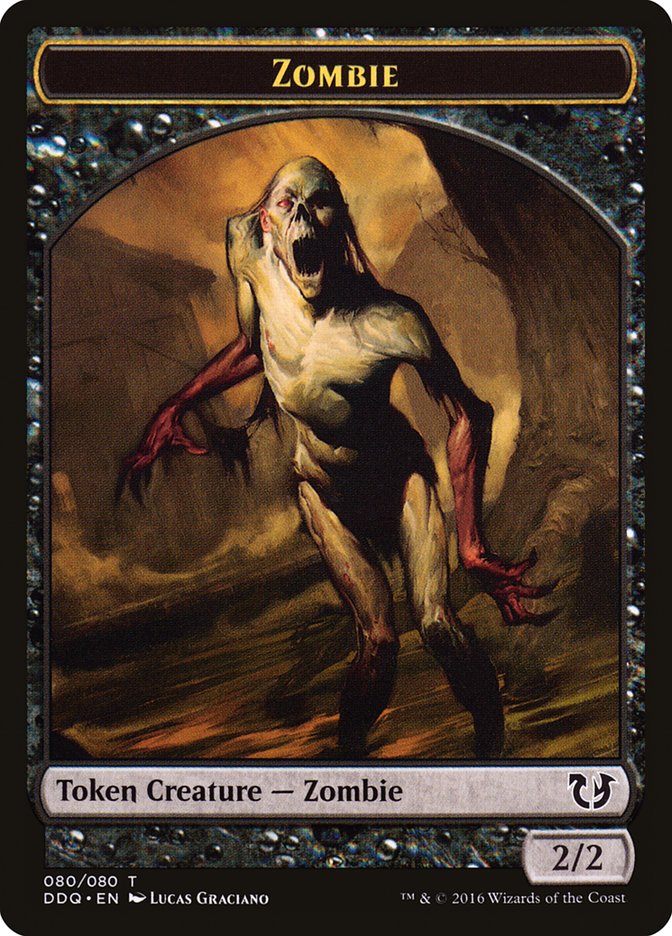 Zombie Token [Duel Decks: Blessed vs. Cursed] | Deep Dive Games St. Marys