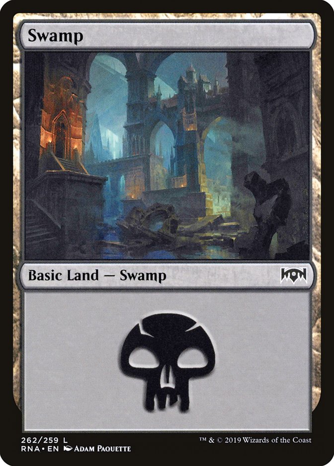 Swamp (262) [Ravnica Allegiance] | Deep Dive Games St. Marys