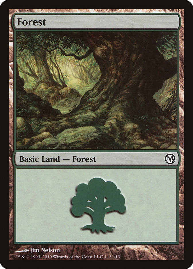 Forest (113) [Duels of the Planeswalkers] | Deep Dive Games St. Marys