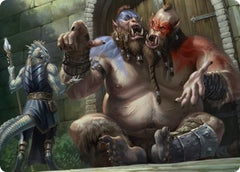 Ettin Art Card [Dungeons & Dragons: Adventures in the Forgotten Realms Art Series] | Deep Dive Games St. Marys