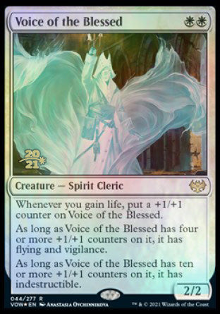 Voice of the Blessed [Innistrad: Crimson Vow Prerelease Promos] | Deep Dive Games St. Marys