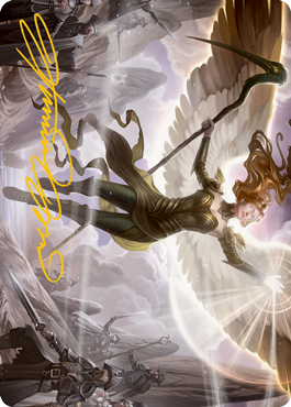 Sigarda's Splendor Art Card (Gold-Stamped Signature) [Innistrad: Midnight Hunt Art Series] | Deep Dive Games St. Marys