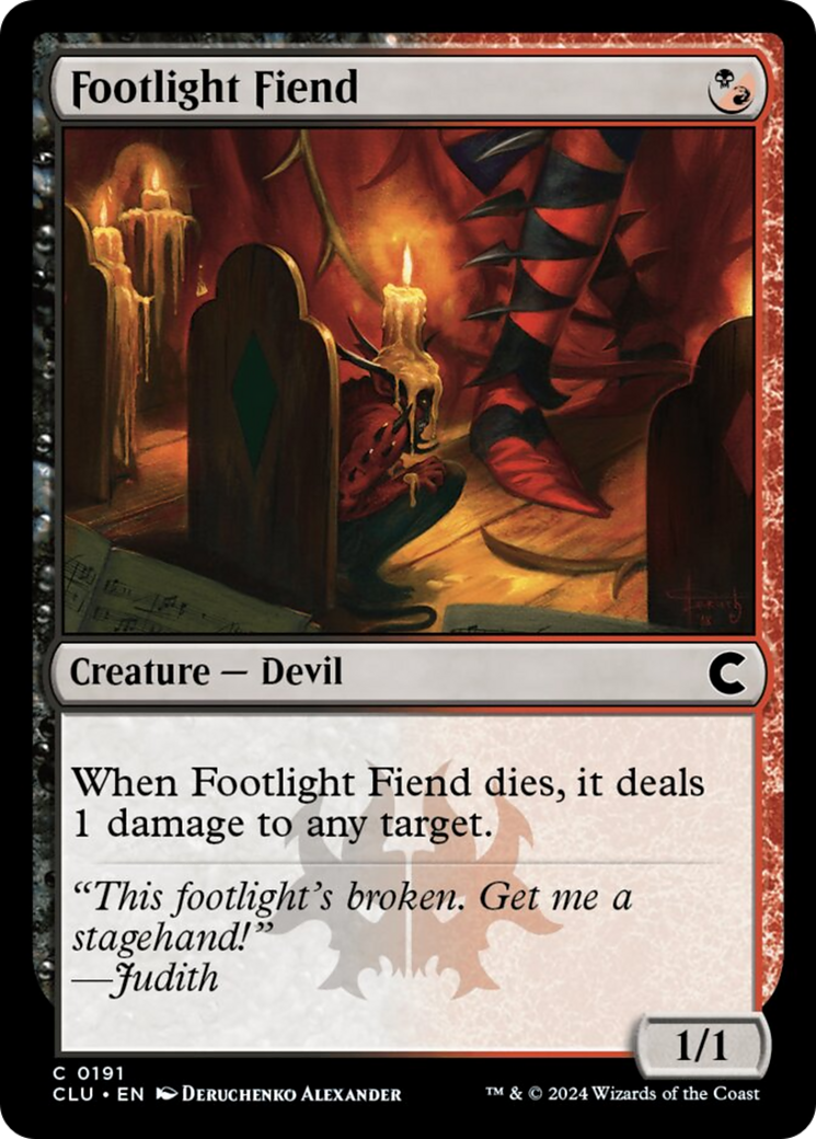 Footlight Fiend [Ravnica: Clue Edition] | Deep Dive Games St. Marys