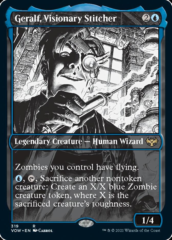 Geralf, Visionary Stitcher (Showcase Eternal Night) [Innistrad: Crimson Vow] | Deep Dive Games St. Marys
