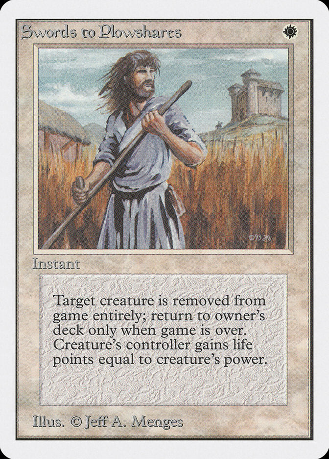 Swords to Plowshares [Unlimited Edition] | Deep Dive Games St. Marys