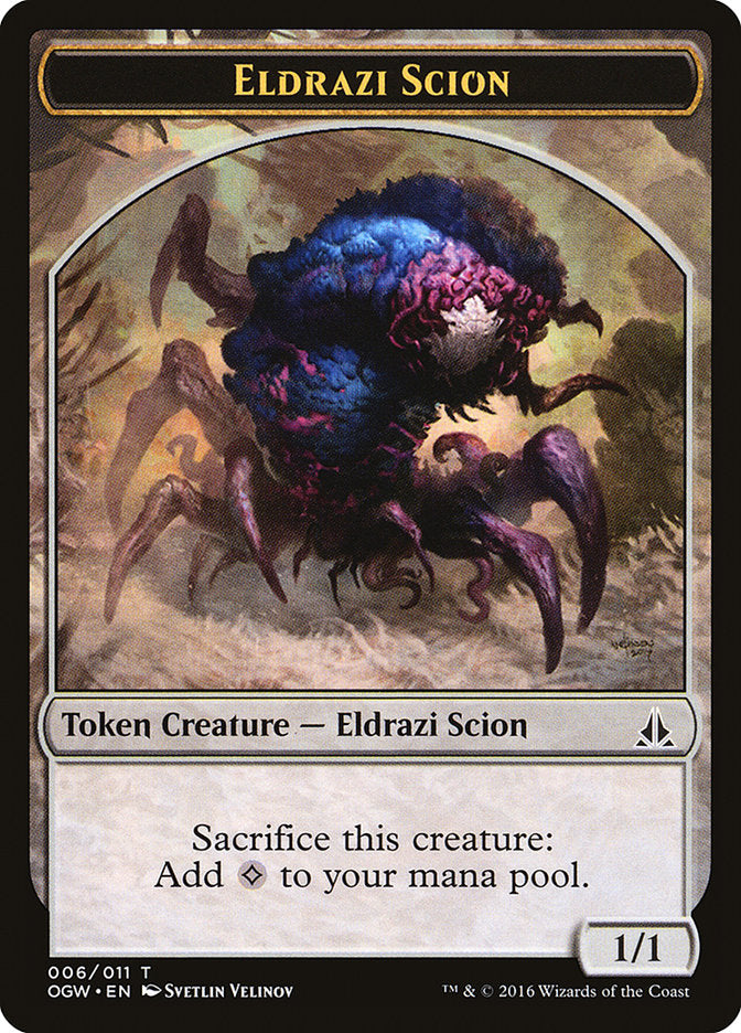 Eldrazi Scion Token (006/011) [Oath of the Gatewatch Tokens] | Deep Dive Games St. Marys