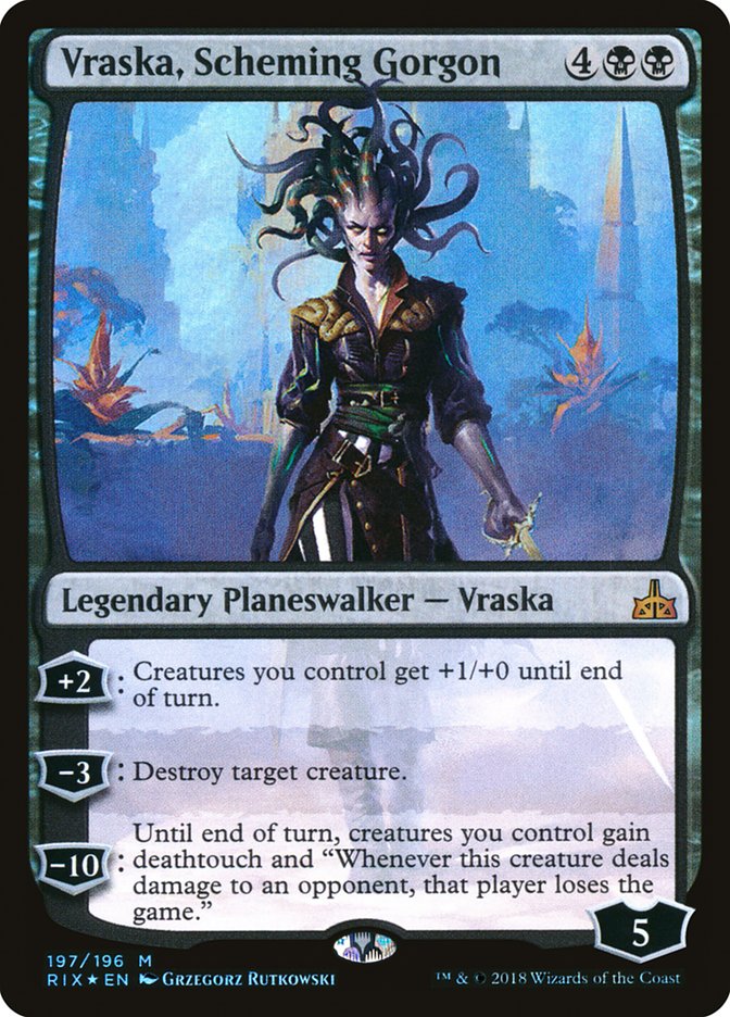 Vraska, Scheming Gorgon [Rivals of Ixalan] | Deep Dive Games St. Marys