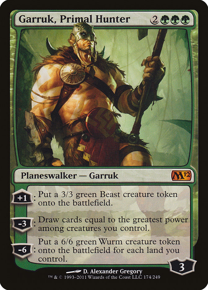 Garruk, Primal Hunter [Magic 2012] | Deep Dive Games St. Marys