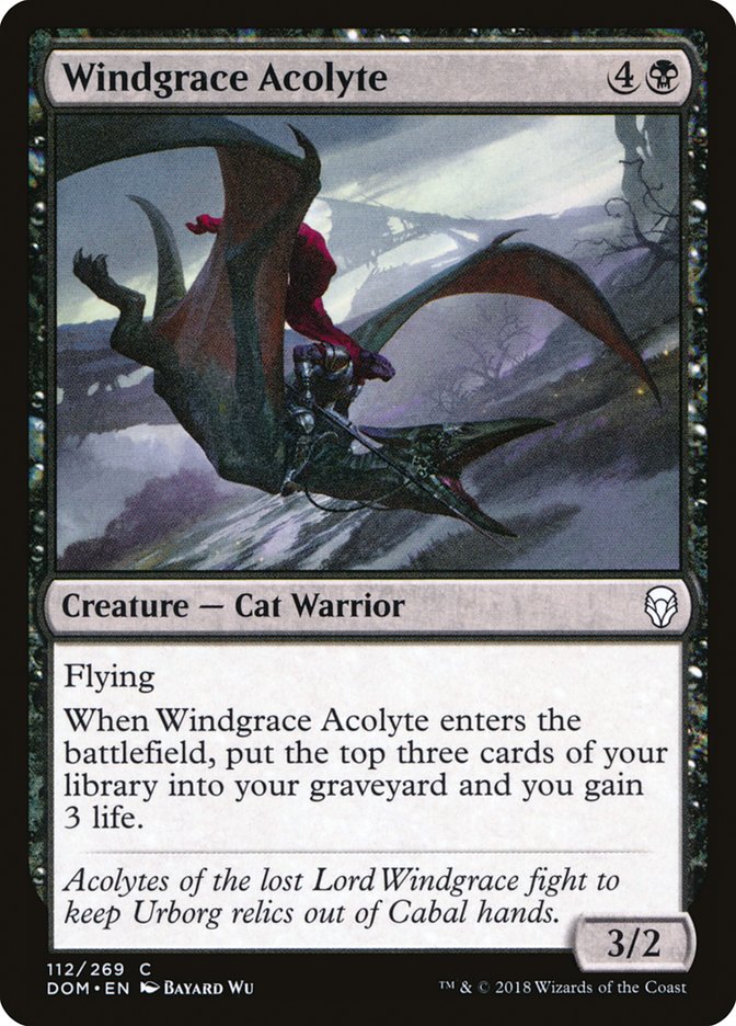 Windgrace Acolyte [Dominaria] | Deep Dive Games St. Marys