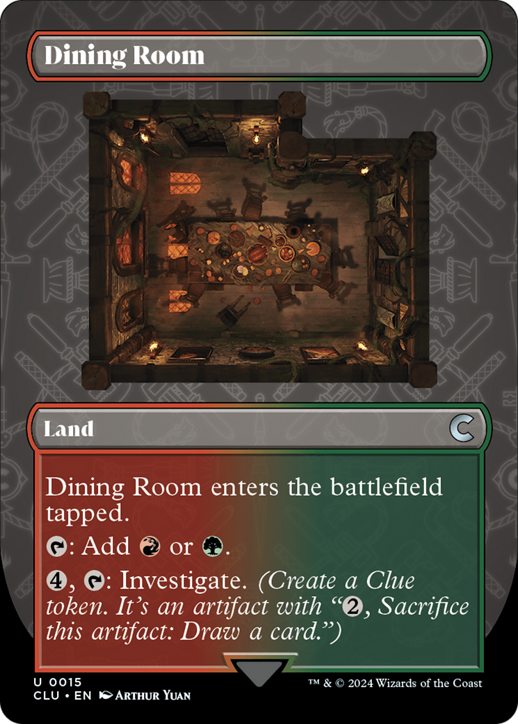 Dining Room (Borderless) [Ravnica: Clue Edition] | Deep Dive Games St. Marys