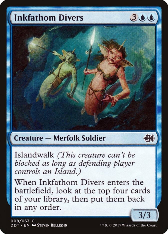 Inkfathom Divers [Duel Decks: Merfolk vs. Goblins] | Deep Dive Games St. Marys