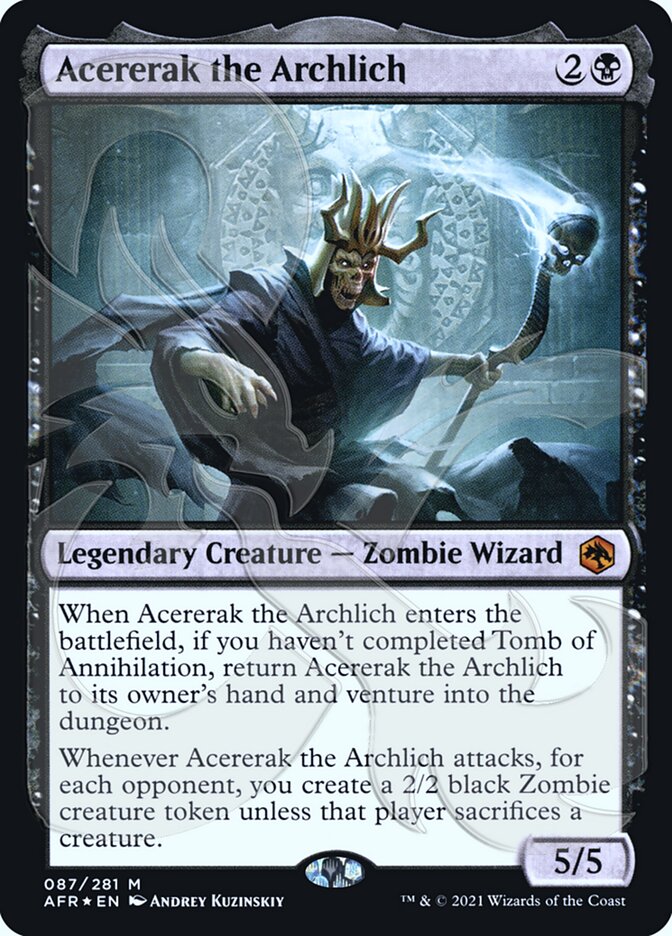 Acererak the Archlich (Ampersand Promo) [Dungeons & Dragons: Adventures in the Forgotten Realms Promos] | Deep Dive Games St. Marys