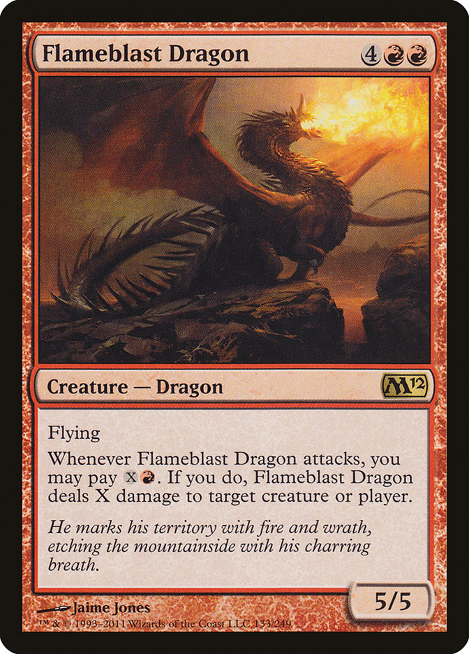 Flameblast Dragon [Magic 2012] | Deep Dive Games St. Marys