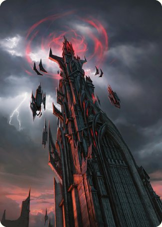 Barad-dur Art Card [The Lord of the Rings: Tales of Middle-earth Art Series] | Deep Dive Games St. Marys