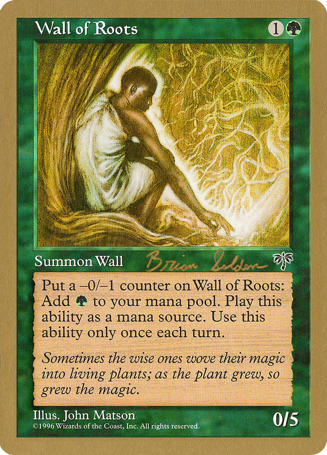 Wall of Roots (Brian Selden) [World Championship Decks 1998] | Deep Dive Games St. Marys