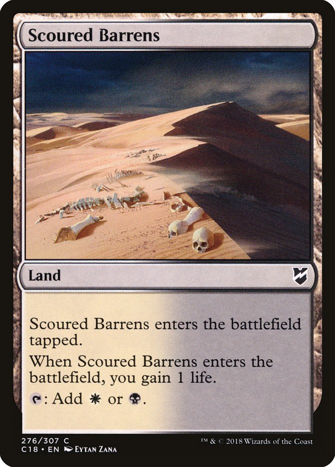 Scoured Barrens [Commander 2018] | Deep Dive Games St. Marys