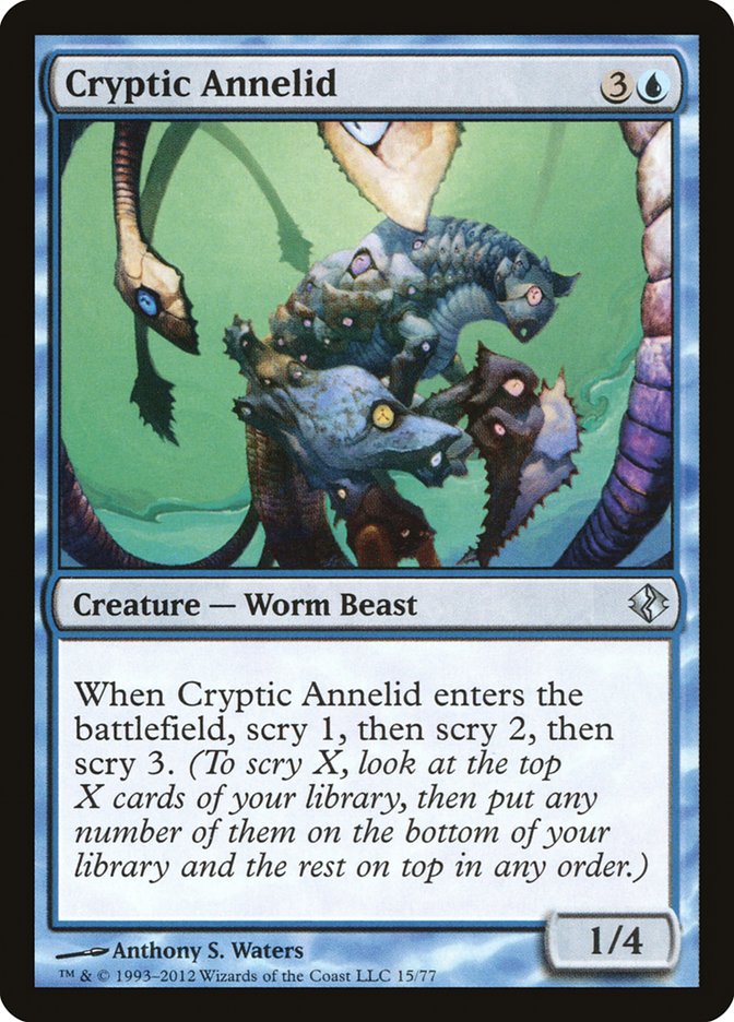 Cryptic Annelid [Duel Decks: Venser vs. Koth] | Deep Dive Games St. Marys